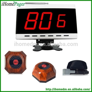 Ihome llamando campana para restaurante con botón de menú singcall HCM101 - Product Image 5