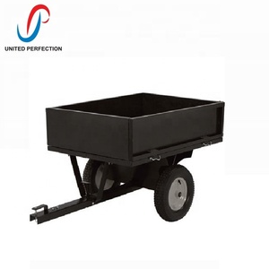 2019 Venta caliente, basura carro <span class=keywords><strong>remolque</strong></span> detrás de la cama plana ATV montar en la cortadora de césped Quad jardín punta <span class=keywords><strong>remolque</strong></span> con capacidad de carga 500 KG - Product Image 1
