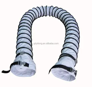 hot sales OEM white color flexible ventilation air ducting for air conditioning