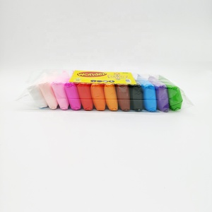 Arcilla de colores de secado al aire, suave y ligera, juego de <span class=keywords><strong>12</strong></span> piezas, plastilina inteligente para modelar, compuesto para hacer slime esponjoso. - Product Image 2