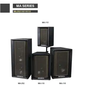 Chuyên nghiệp kép 15 inch hệ thống pa loa thụ động cho ngoài trời với SPL cao Morin MA-252