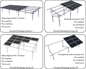 Solar Farm System Solar Ground Mounts Solar Racking System Solar Ground Mounting System Solar Panel Mounting <strong>Bracket</strong> - Product Image 5