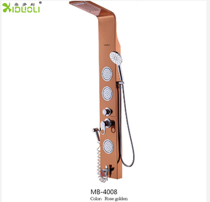 Panel desviador <span class=keywords><strong>de</strong></span> <span class=keywords><strong>ducha</strong></span> dorado con 5 vías <span class=keywords><strong>Columna</strong></span> <span class=keywords><strong>de</strong></span> panel <span class=keywords><strong>de</strong></span> <span class=keywords><strong>Ducha</strong></span> - Product Image 4