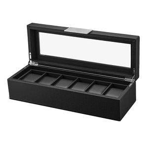 Boîtier de montre en fiber de carbone D'OEM de boîte de <span class=keywords><strong>Manveo</strong></span> - Product Image 6