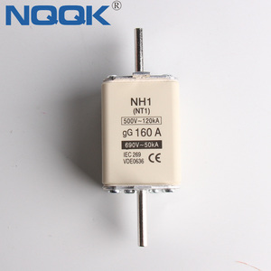 RT16-1 NH1 <span class=keywords><strong>NH2</strong></span> 100A 160A 250A 660V 690V HRC การเชื่อมโยงฟิวส์เซรามิกแรงดันต่ำ - Product Image 1
