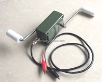 Double Handles Hand Cranking Power Generator with AC Output