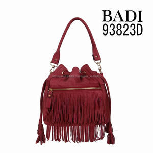 Venta caliente de las mujeres <span class=keywords><strong>desigual</strong></span> falso ante las importaciones borla de cuero barato de china - Product Image 1