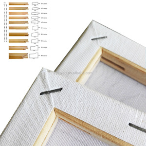 Artisti tela bianca 40x30cm su telaio in legno professionale acrilico bianco - Product Image 4