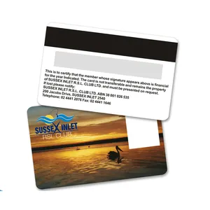 Personalised design Encoding PVC Loco / hico gift card printing