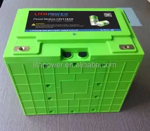 12V100ah สูง2000รอบ Lifepo4ชุดแบตเตอรี่น้ำหนักเบา