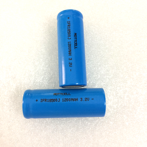 IFR18500J del litio Li-Ion 3.2 V 1200 Mah Lifepo4 Cella Solare - Product Image 2