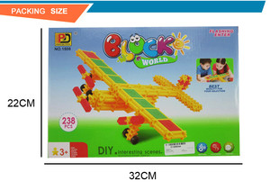 Kids plastic educational enlighten toy construction blocks - Product Image 3