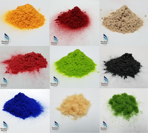 Tissu floqué en fibre polygonale, poudre de troupeau/<span class=keywords><strong>nylon</strong></span>, pour vêtements - Product Image 6