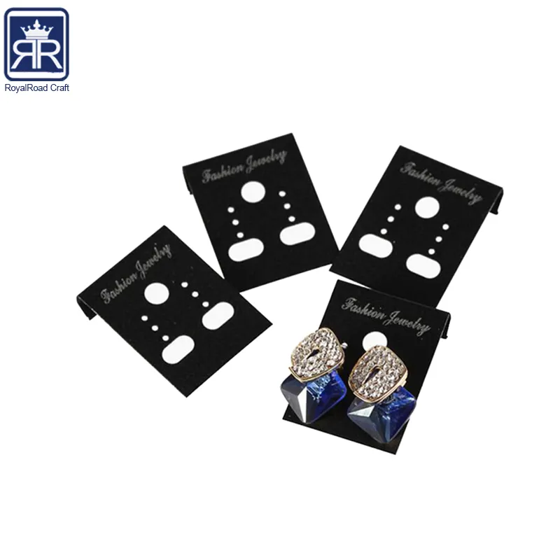 18030205 Hot Selling customized printing Necklace Earring Cards& Cardboard Paper Jewellery Display Card WITH HANG HOLE
