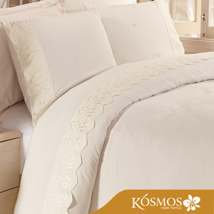 KOSMOS Literie En Gros Microfibre Polyester Dentelle Broderie Lit Couette Couvre Housse de Couette - Product Image 4