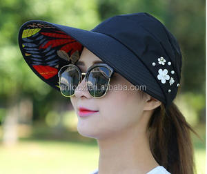 Women <strong>Ladies</strong> <strong>Summer</strong> Outdoor Anti-UV Beach Sun <strong>Hat</strong> / <strong>Summer</strong> <strong>Lady</strong> <strong>Hat</strong> / Foldable Sun <strong>Hats</strong> - Product Image 3