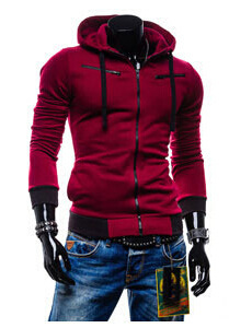 Hommes de Pull À Capuche Chaud Manteau de Sweat À Capuche Hommes 100 polyester sweat - Product Image 6
