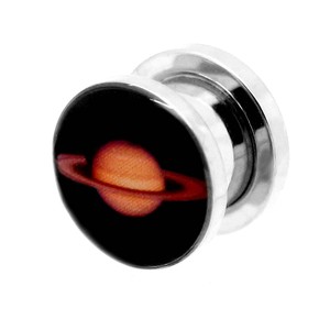 شعار الايبوكسي الفولاذ المقاوم للصدأ مخصصة اللحم نفق المقابس - Product Image 3