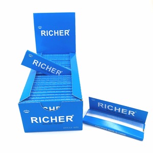 Classic White <b>Rolling</b> Paper King Size Slim Bleached White Smoking Paper Custom Packaging Cigarette Paper Factory - Product Image 4