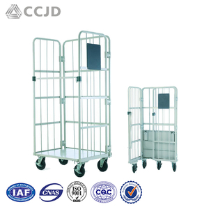 कस्टम तह बल्क कार्गो परिवहन गाड़ी संयंत्र परिवहन धातु ट्राली - Product Image 2