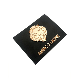 Quan Zhou Shi Shi en relief PU logo de marque étiquette de patch en cuir faux personnalisé pour Denim - Product Image 2