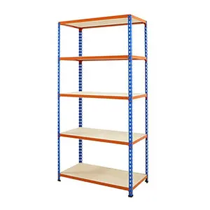 ISO CE low cost high quality steel warehouse slotted angle shelving