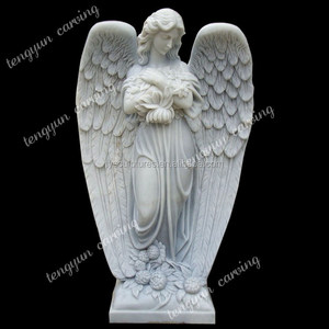 Offre Spéciale sculpture en <span class=keywords><strong>pierre</strong></span> naturelle sculptée grandeur nature sculpture d'ange en marbre <span class=keywords><strong>blanc</strong></span> à vendre - Product Image 6
