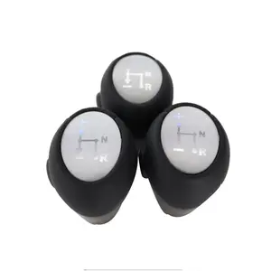 Gear Knob Shift Automatic Leather Knob Shifter Lever Car Gear Knob Head For Mercedes Benz Smart Fortwo Roadster 450 451
