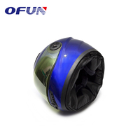 Casque de moto OFUN original Chine bleu royal anti-résistance avec visière