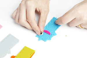 <span class=keywords><strong>DIY</strong></span> Tùy Chỉnh Tay Đáng Yêu Năm Con Rối Ngón Tay Cho Trẻ Em - Product Image 5