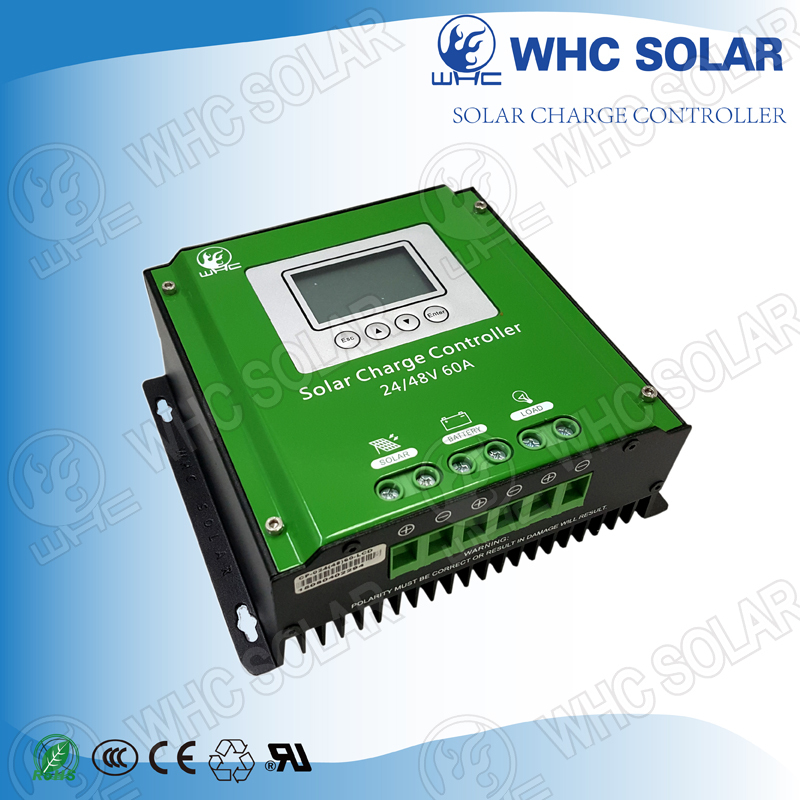 WHC 24 V/48 V 60A Régulateur Solaire Thermique pour Système D'éclairage de Rue