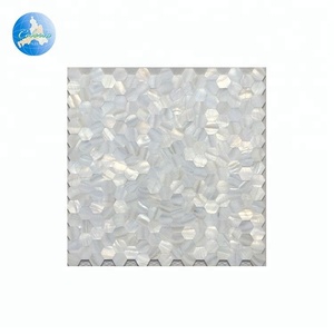 En gros produits hexagone porcelaine brillant en verre carreaux de <span class=keywords><strong>Mosaïque</strong></span> De galets - Product Image 3