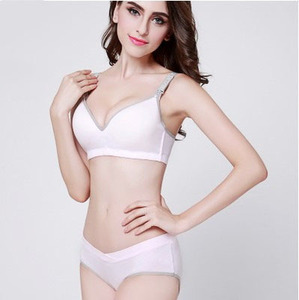 <span class=keywords><strong>Reggiseno</strong></span> da donna senza cuciture in <span class=keywords><strong>cotone</strong></span> da <span class=keywords><strong>allattamento</strong></span> con bottone anteriore Sexy <span class=keywords><strong>reggiseno</strong></span> pompante con Logo in vita senza fili - Product Image 5