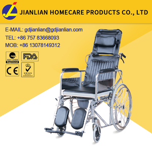 JL609GCU Populaire haute <span class=keywords><strong>dossier</strong></span> <span class=keywords><strong>inclinable</strong></span> douche commode <span class=keywords><strong>fauteuil</strong></span> roulant avec seau - Product Image 1