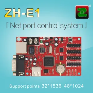 RS232 LED controlador manual ZH-E1 red LED controladores de pantalla Precio bajo