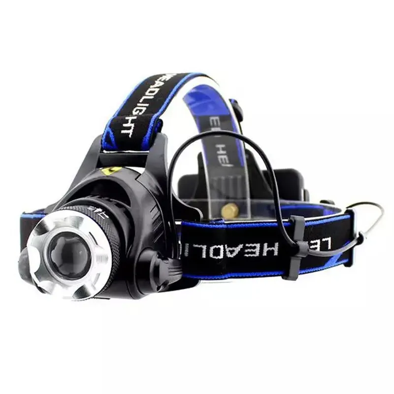 Outdoor Aluminum 10W XML T6 LED Mining Headlamp Rechargeable Zoomable Headlamp