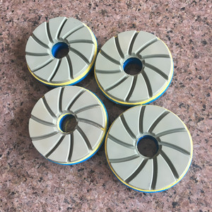 Durable China abrasiva diamante <span class=keywords><strong>PVC</strong></span> Combo pulido ruedas - Product Image 1