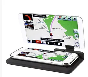 HUD-Soporte de teléfono para coche, con GPS, mapas, Reflector, novedad de 2017