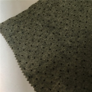 Polyester underlay không dệt cảm thấy vải với lớp phủ chống trượt PVC dots/PVC dots thảm không trượt cơ sở quần áo - Product Image 4