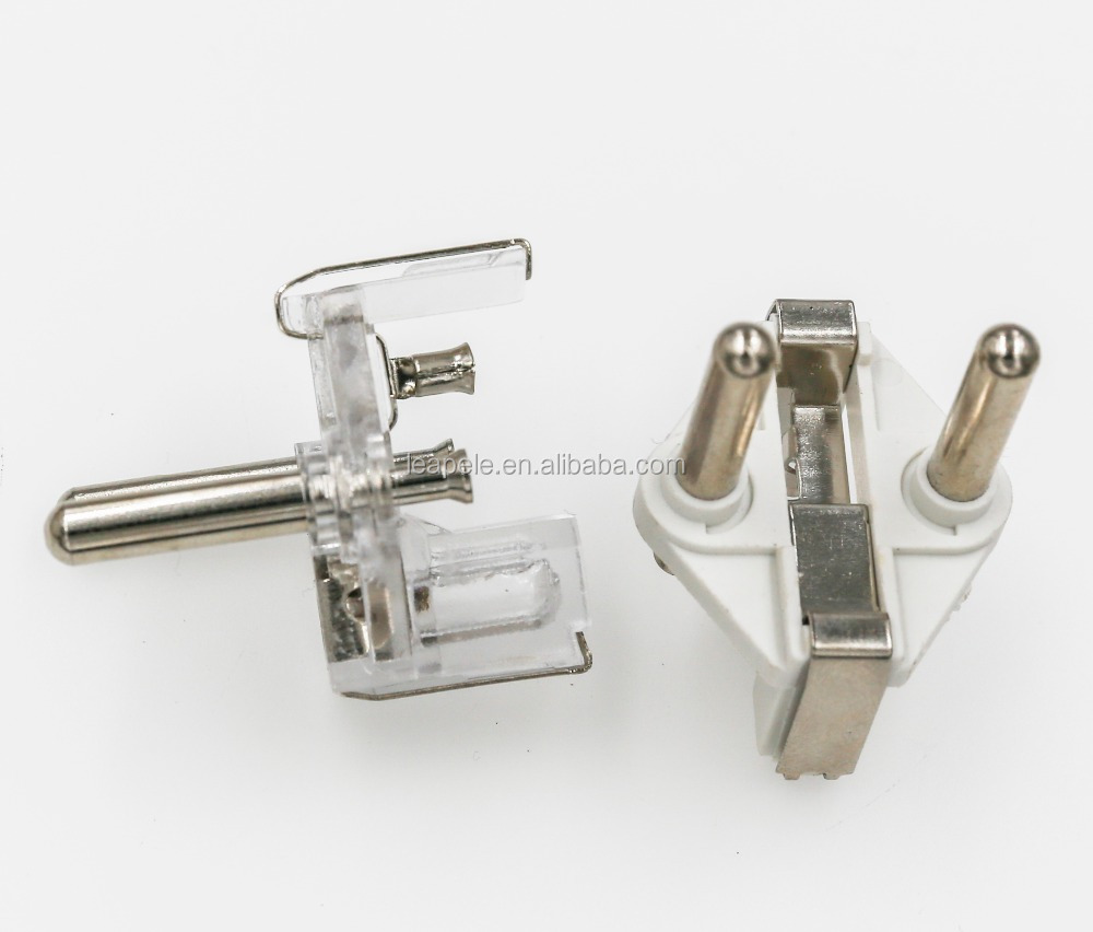 XT-1-1131 Turkey <strong>Plug</strong> Insert 4.8MM 10/16A VDE Approved 2 <strong>Prong</strong> <strong>Plug</strong> with Insertion <strong>Guide</strong>