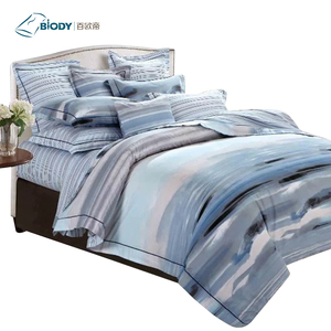 En gros 100% Coton <span class=keywords><strong>Maison</strong></span> <span class=keywords><strong>De</strong></span> Luxe <span class=keywords><strong>Linge</strong></span> <span class=keywords><strong>de</strong></span> Lit Imprimé Ensemble <span class=keywords><strong>de</strong></span> Literie - Product Image 4