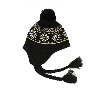 Gorro <span class=keywords><strong>de</strong></span> punto <span class=keywords><strong>con</strong></span> cordón estilo casco peruano para <span class=keywords><strong>hombre</strong></span> - Product Image 2