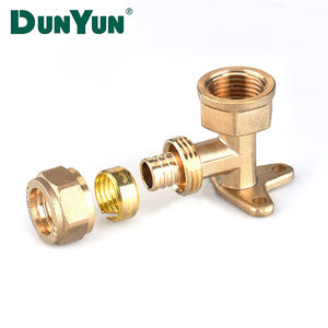 Dunyun Nhà Máy OEM 90 Độ Giả Mạo <span class=keywords><strong>Brass</strong></span> Nén Phù Hợp Nữ Khuỷu Tay Seate 16-32Mm Nhựa pex Ống Thấp 90 Độ Seate - Product Image 2