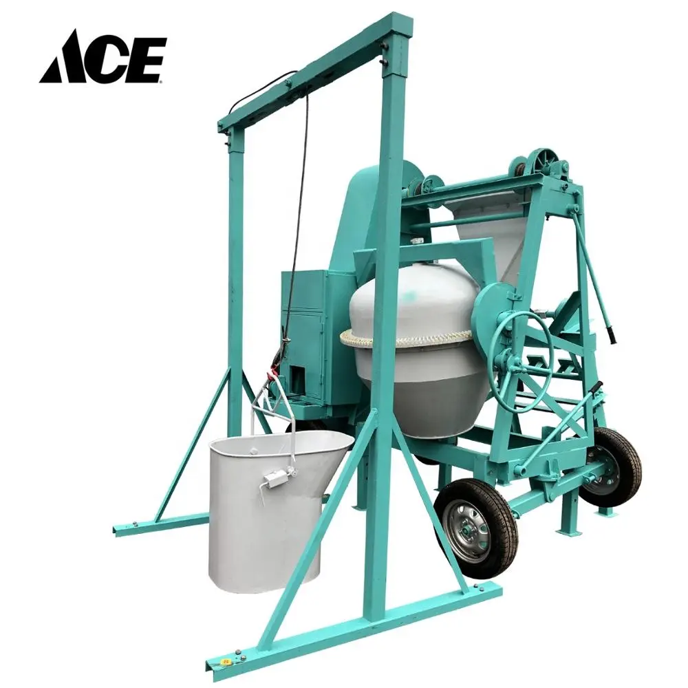 china supplier , Diesel Engine with 24m Lifting Hopper concrete mixer