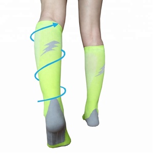 Calcetines de compresión 20-30 mmhg negro alzas rodilla, calcetines de compresión para las <span class=keywords><strong>venas</strong></span> varicosas - Product Image 5