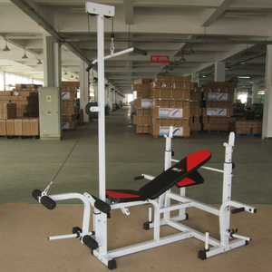<span class=keywords><strong>Banc</strong></span> <span class=keywords><strong>de</strong></span> <span class=keywords><strong>musculation</strong></span> multifonctionnel pour la maison, <span class=keywords><strong>banc</strong></span> inclinable avec <span class=keywords><strong>poulie</strong></span> et plaque <span class=keywords><strong>de</strong></span> poids réglable - Product Image 2