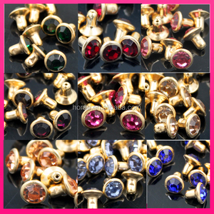 Comercio al por mayor Crystal rhinestone remache broche cierre remache rhinestone <span class=keywords><strong>para</strong></span> la <span class=keywords><strong>ropa</strong></span> y zapatos - Product Image 5