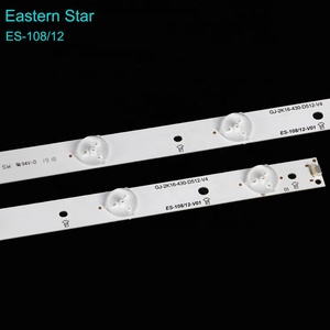 ES-108 5 pièces/ensemble GJ-2K16-430-D512-V4 de bande de rétroéclairage pour P Hilips 43PUH6101/88 TV <span class=keywords><strong>Led</strong></span> rétro-éclairage - Product Image 6