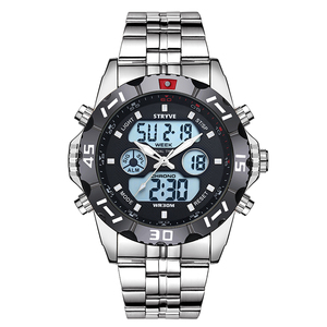 Stryve Thương Hiệu Đồng Hồ Thể Thao Nam Thương Hiệu Cao Cấp Đồng Hồ Kỹ Thuật Số Nam Bằng Thép Không Gỉ Có Màn Hình LED Thạch Anh Chống Nước - Product Image 4
