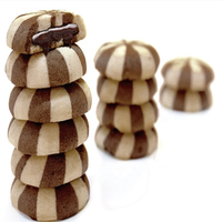 Automatique double remplissage machine encroûtante mamoul mochi biscuits faisant la machine fournisseur